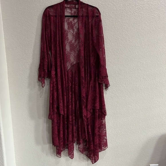 Formal Western Wear Burgundy Jacket and Dress Size Large - Picture 13 of 17